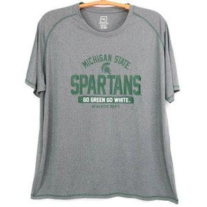 Michigan State Spartans Proedge T-Shirt Shirt Grey Polyester‎ 2XL XXL